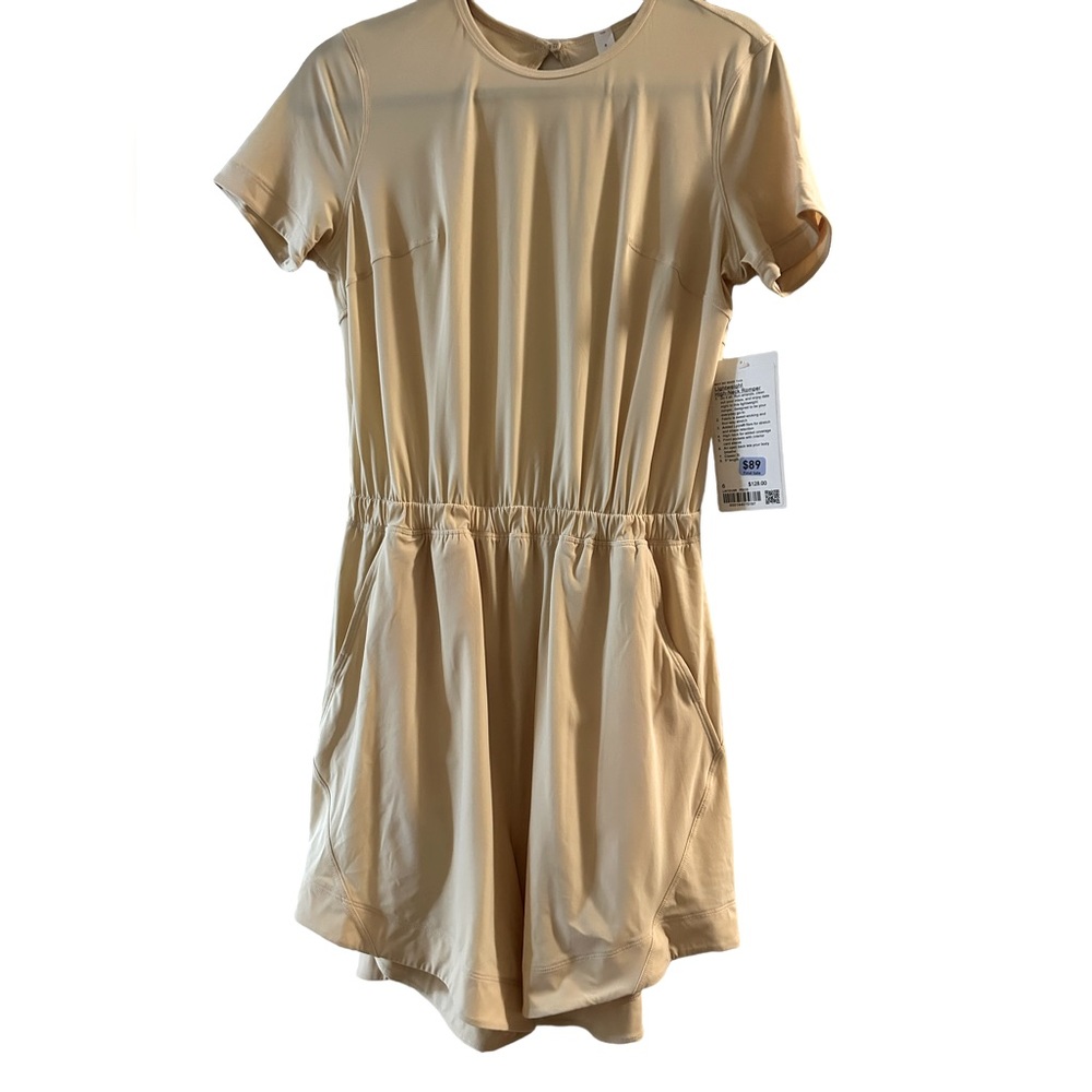 Lightweight high neck romper
